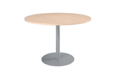Mesa redonda 120 cm Roble claro  - Pata columna Excellens