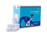 Rollo 2 copias de papel Electra 57 x Ø 65 x 12 mm x 20m 57gr.