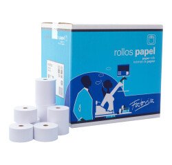 Rollo 2 copias de papel Electra 57 x Ø 65 x 12 mm x 20m 57gr.
