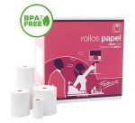 Rollo de papel térmico 80 x 60 x 12 mm 1 copia sin bisfenol
