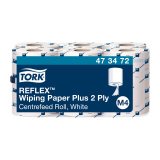 Tork Reflex Carta asciugatutto Plus bianca, M4, SmartCore®, 6 rotoli da 450 strappi