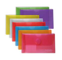 Sobres Polipropileno Cierre textil adhesivo A6 color Cristal - Paquete de 5