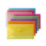 Sobres de Polipropileno cristal Cierre textil adhesivo A5 - Paquete de 10