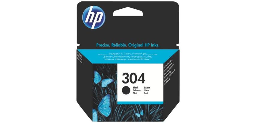 Cartuccia inchiostro HP originale 304 nero n9k06ae
