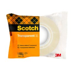Cinta adhesiva transparente 19 x 33 Scotch