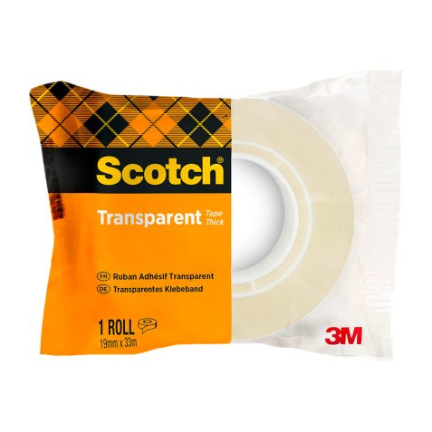 Transparenter Klebefilm Scotch 19 mm x 33 mm