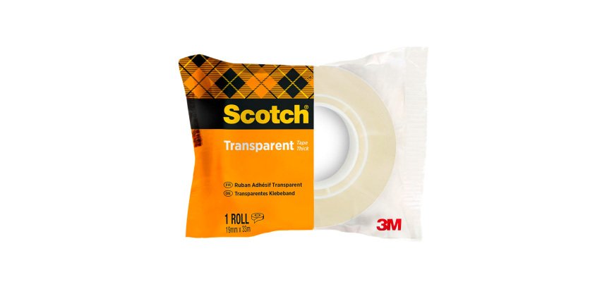 Ruban adhésif Scotch 19 mm x 33 m transparent