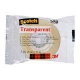 Transparent Scotch adhesive tape - Width 19 mm x length 33 m