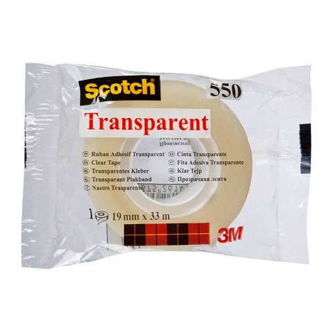 Cinta adhesiva transparente 19 x 33 Scotch