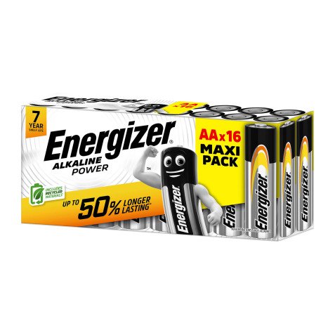 Blister 16 batterijen Energizer Power LR06