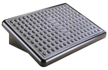 Voetenbankje standaard zwart