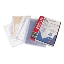 Fundas multitaladro de polipropileno rugoso Folio 40 micras Esselte Caja de 100