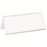 Holder for name tag Durable plastic 61 x 122 mm - Box of 10