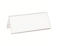 Portanombres de sobremesa plástico 61 x 210 mm - Paquete de 10 