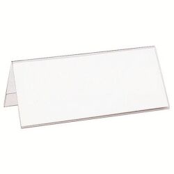 Holder for name tag Durable plastic 61 x 122 mm - Box of 10