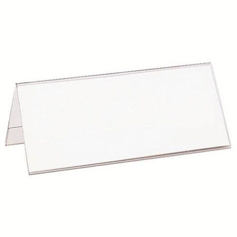 Chevalet porte-nom Durable plastique 61 x 210 mm - Boîte de 10