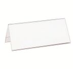 Sachet 10 chevalets porte-nom personnalisable - 210 x 61 mm