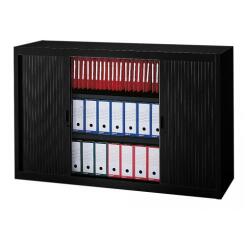 Armoire basse à rideaux démontables Largeurs spécifiques 100 x 160 cm unicolore