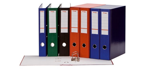 Módulo de 2 archivadores lomo 7,5cm Folio