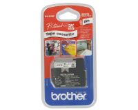 Cinta sin laminar Brother MK 12 mm M-K231 escritura negro sobre blanco