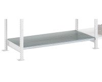 Set of 2 extra shelves for galvanized rack depth 40 cm