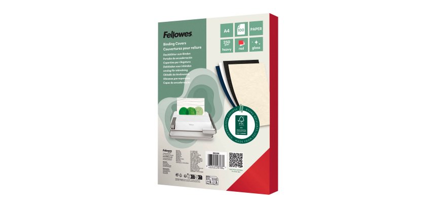 Pack of 100 deluxe covers for binding machine, colour
