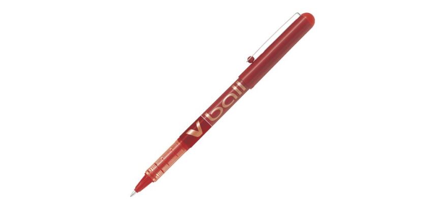 Roller Pilot V-Ball met dopje punt 1 mm - brede lijn