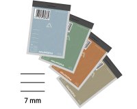 Notepad Aurora A7 75 x 105 mm lined 100 sheets