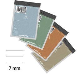 Notepad Aurora A7 75 x 105 mm lined 100 sheets