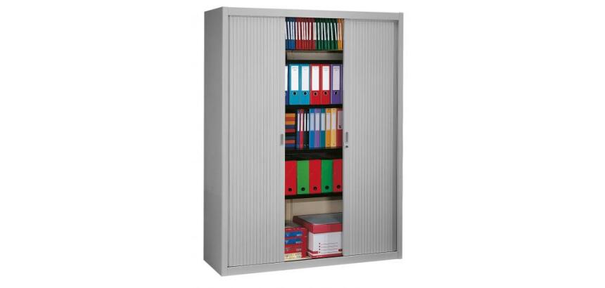 Armoire haute à rideaux démontables Largeurs spécifiques 200 x 160 cm unicolore