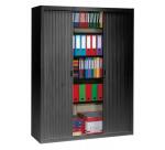 Armoire haute à rideaux démontables Largeurs spécifiques 200 x 160 cm unicolore