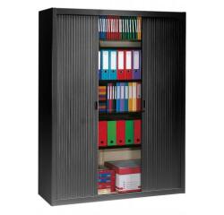 Armoire haute à rideaux démontables Largeurs spécifiques 200 x 160 cm unicolore