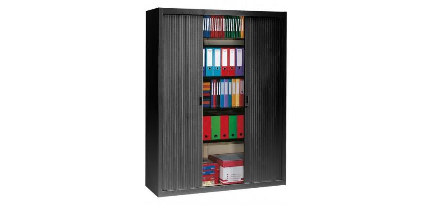 Armoire haute à rideaux démontables Largeurs spécifiques 200 x 160 cm unicolore