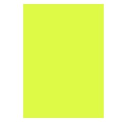 Box 100 fluorescent labels, rectangular, 210 x 297 mm