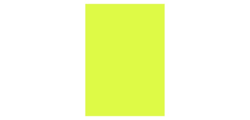 Box von 100 Fluo-Etiketten 210 x 297