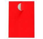 Etiquettes fluo Ø 63,5 mm - Boîte de 1200