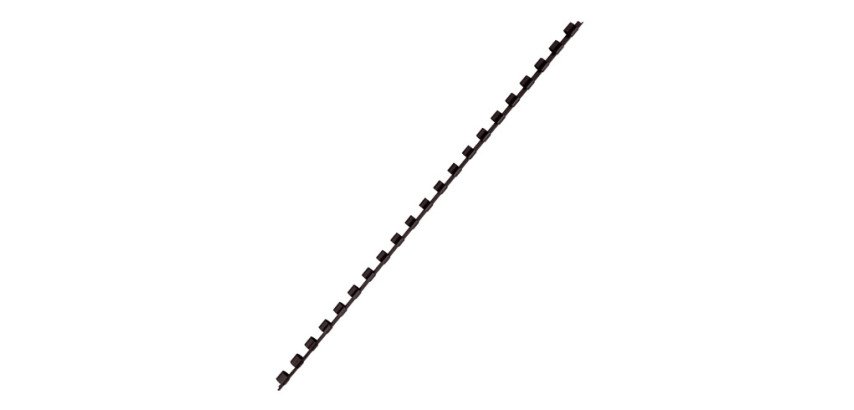 Baguette reliure anneaux plastique PAVO 6 mm couleur - Boîte de 100