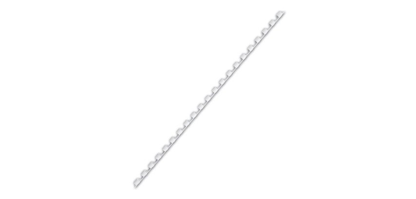 Baguette reliure anneaux plastique PAVO 6 mm couleur - Boîte de 100