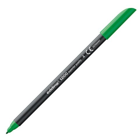 Rotulador edding 1200 verde - Punta 1 mm