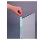 Classeur 4 anneaux cartonné Bruneau personnalisable A4 - Dos 3,5 cm blanc