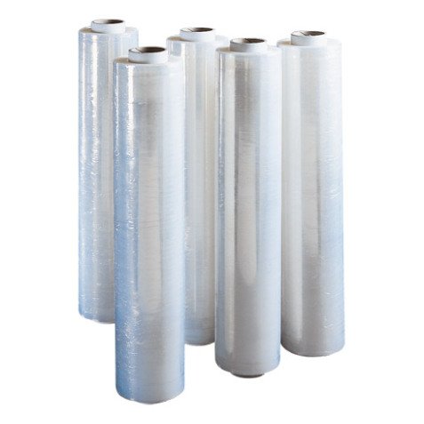 Film extensible manual 17 micras 45 cm x 300 m - Transparente