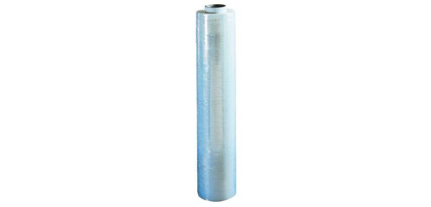 Stretchfolie aus recyceltem manuellen - Mit Kern - 17 µ - Guss - 45 cm x 300 m - Transparent