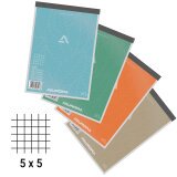 Notepad Aurora A4 210 x 297 mm 5 x 5 100 sheets