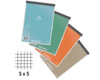 Notepad Aurora A4 210 x 297 mm 5 x 5 100 sheets