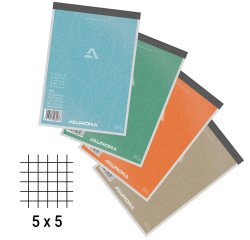 Notepad Aurora A4 210 x 297 mm 5 x 5 100 sheets