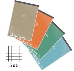 Notablok Aurora A4 210 x 297 mm - geniet 5 x 5 - 100 vellen