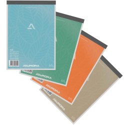 Notepad Aurora A5 148 x 210 mm plain 100 sheets