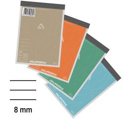 Notepad Aurora A6 105 x 148 mm lined 100 sheets