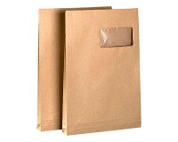 Paquete de 50 sobres 229x324 mm kraft rubio 120 g - 3 fuelles de 30 mm