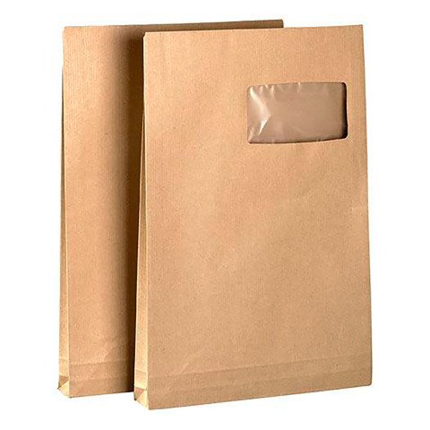 Paquete de 50 sobres 229x324 mm kraft rubio 120 g - 3 fuelles de 30 mm
